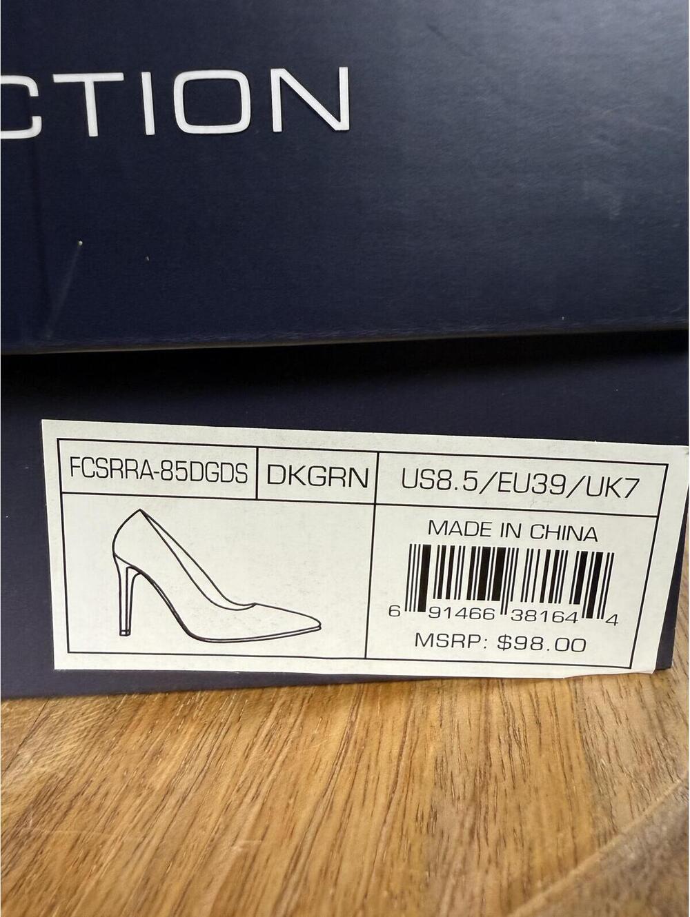 French Connection Womens Sierra Pointed Toe Comfortable Pumps Green Size 8.5 NWB - Picture 12 of 12